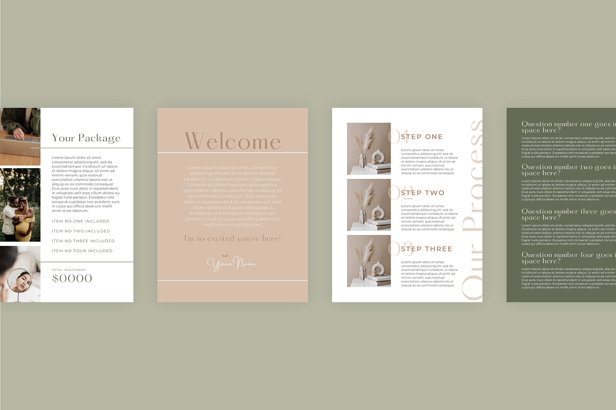 Client Welcome Packet, a Templates & Theme by LRG Designs (Photo 4 of 4)