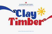 Clay Timber — Heavy Blocky Display