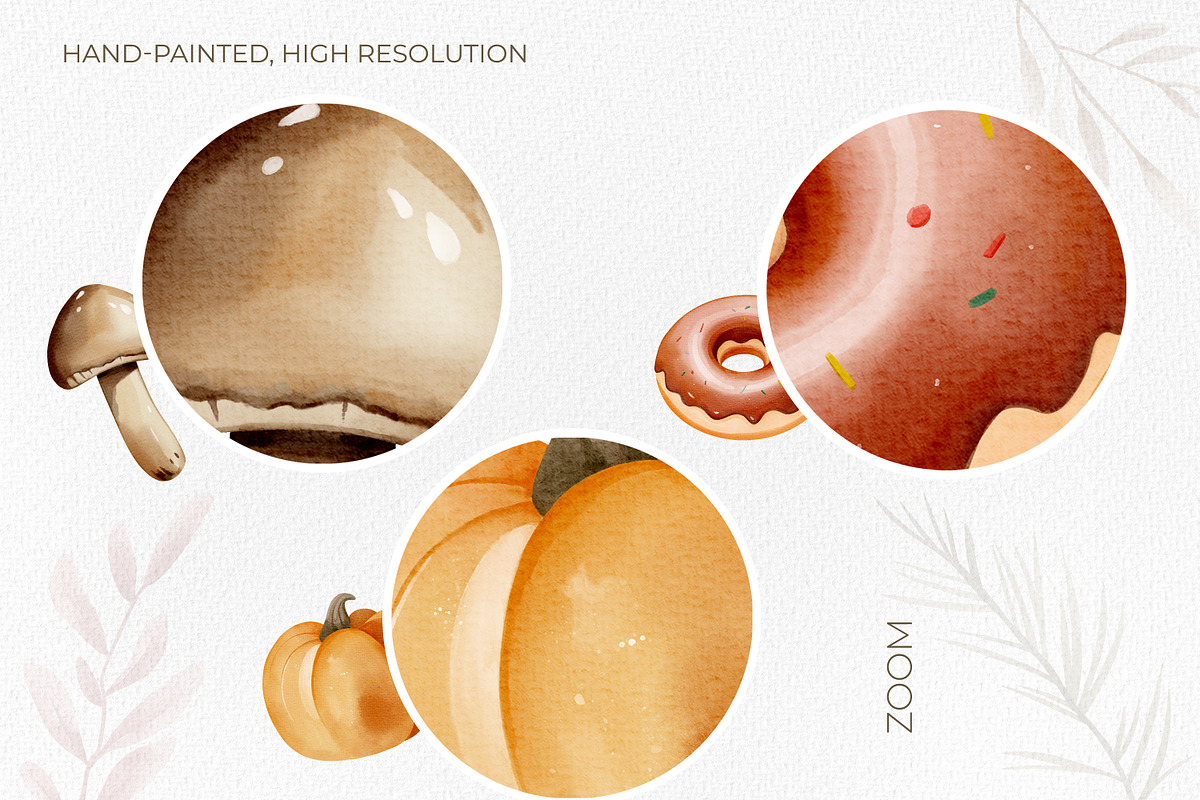 Cozy autumn watercolor clipart, an Illustration by Hanna's ArtLab (Photo 3 of 6)