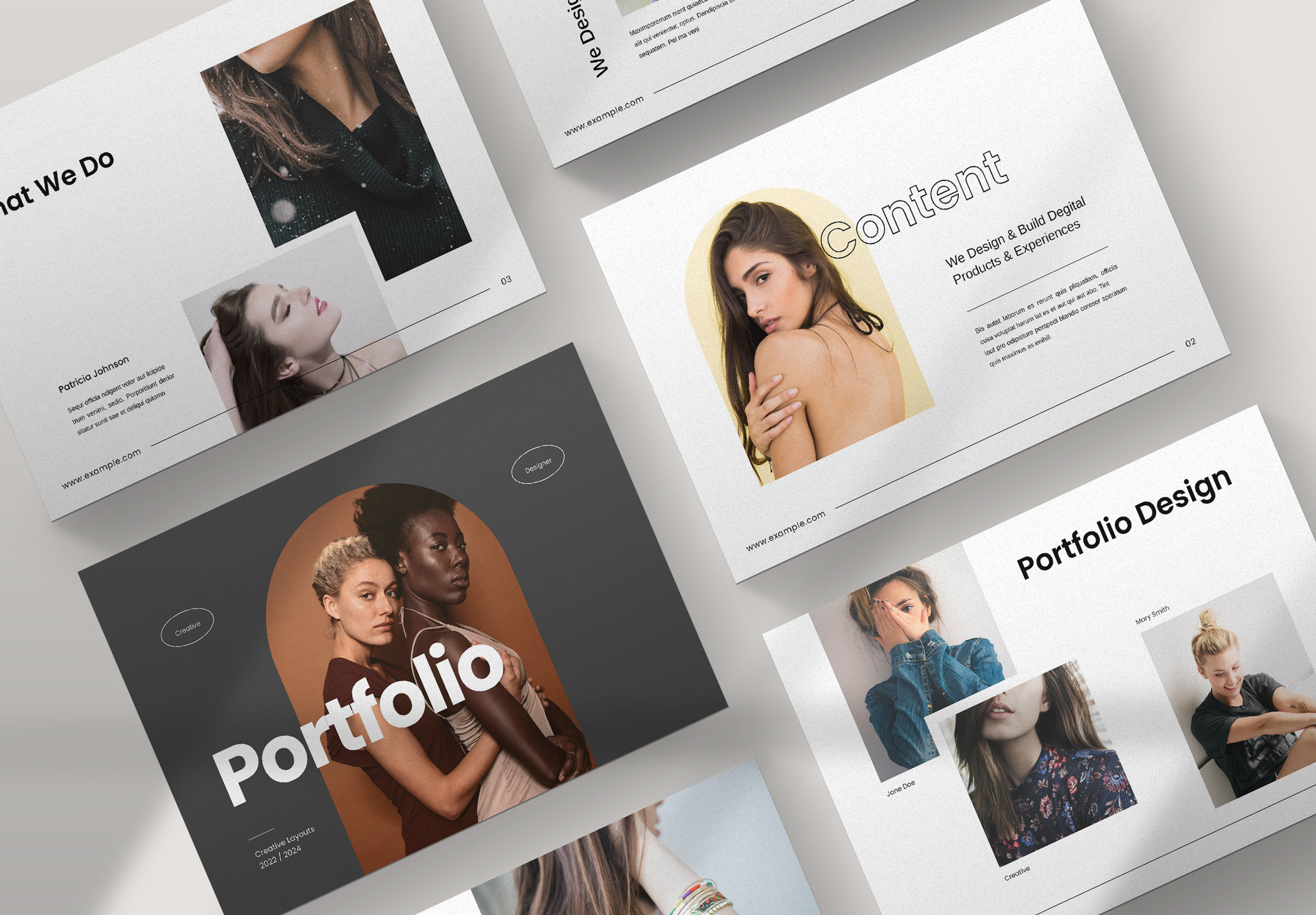 Simple Portfolio Template, a Templates & Theme by evgenystudio