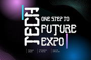 Maoxiew - Futuristic Font, a Handwritten Font by Dhabee (Thumbnail 7 of 12)