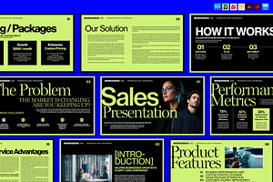 Sales Presentation Template, a Presentation Template by BrandPacks