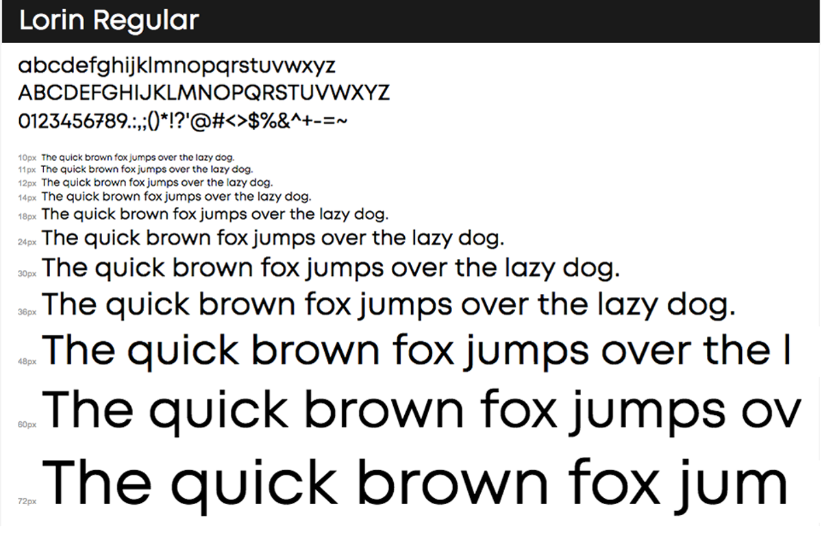 LORIN - Clean Geometric Font Family preview 7