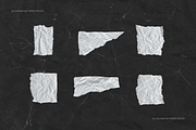 36 White Ripped Crumpled Old Papers, a Texture Graphic by Ksuview (Thumbnail 4 of 9)