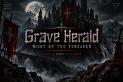 Grave Herald, a Blackletter Font by Wow Magic (Thumbnail 4 of 5)