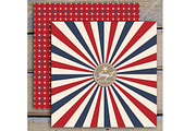 Vintage 4th of July Digital Papers, a Pattern Graphic by JennyL Designs (Thumbnail 2 of 3)