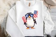 watercolor Animals 4th of July, an Illustration by DreamCafeArt (Thumbnail 5 of 5)