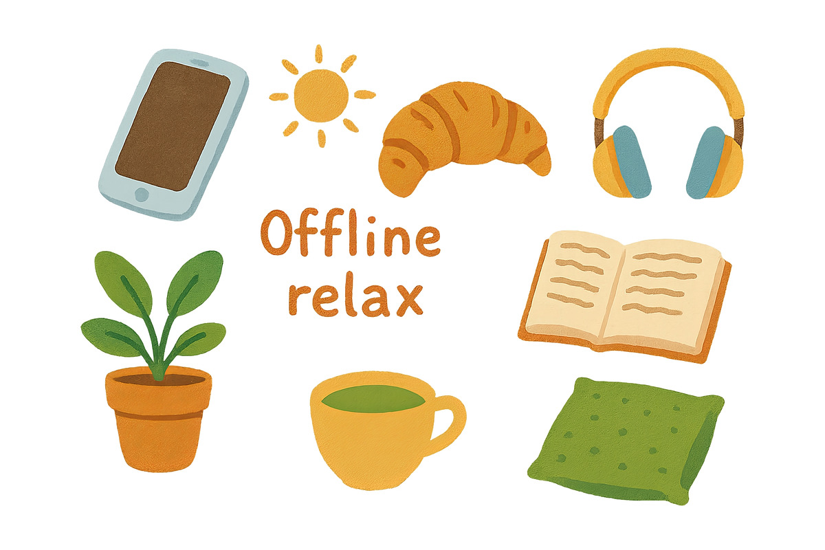 Digital illustration of offline rela, an Illustration by Dvoevnore photos