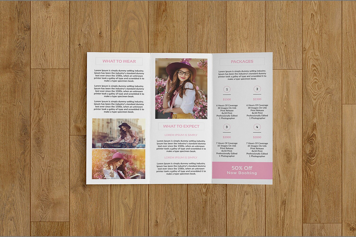Photography Trifold Brochure, a Brochure Template by Template Shop (Photo 2 of 4)