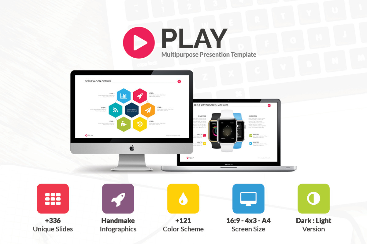 Play - Premuim Presentation Template, a Presentation Template by MeemSlide (Photo 1 of 5)