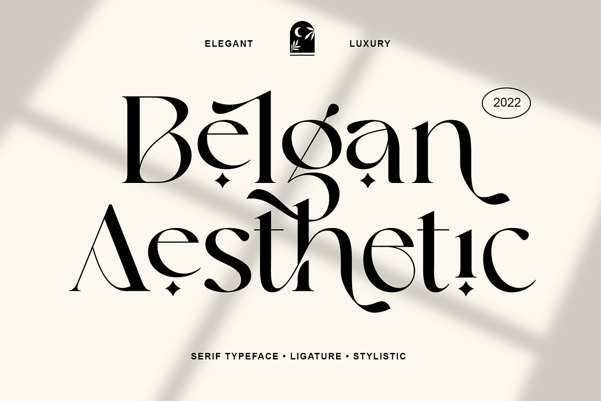 Belgan Aesthetic, a Serif Font by INKSUN™ (Photo 1 of 16)