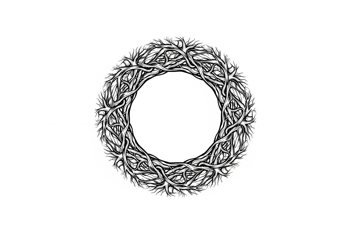 Hand Drawn Wreath Frame Bundle, an Illustration by yasushie (Photo 37 of 51)