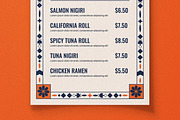 Menu Template, a Print Template by MightyDesign (Thumbnail 3 of 8)