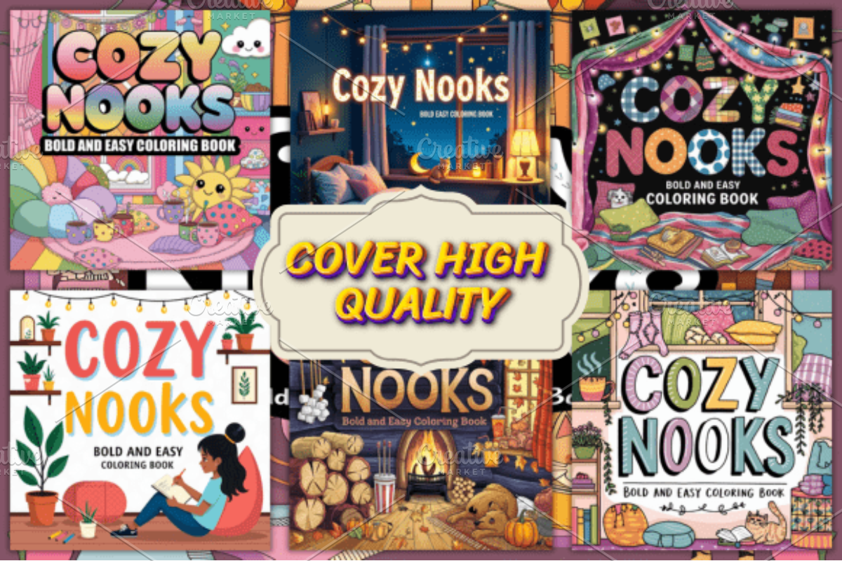 Bold and Easy Cozy Nooks, a Decorative Illustration by Ink Gallery (Photo 4 of 4)