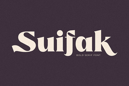Suifak Bold Serif Font, a Serif Font by Storytype Studio