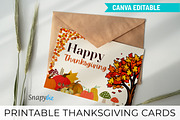 Editable Printable Thanksgiving Card, a Print Template by Snapybiz (Thumbnail 10 of 10)