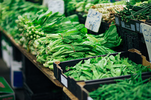 Green vegetables containing food, vegetable, and vegi