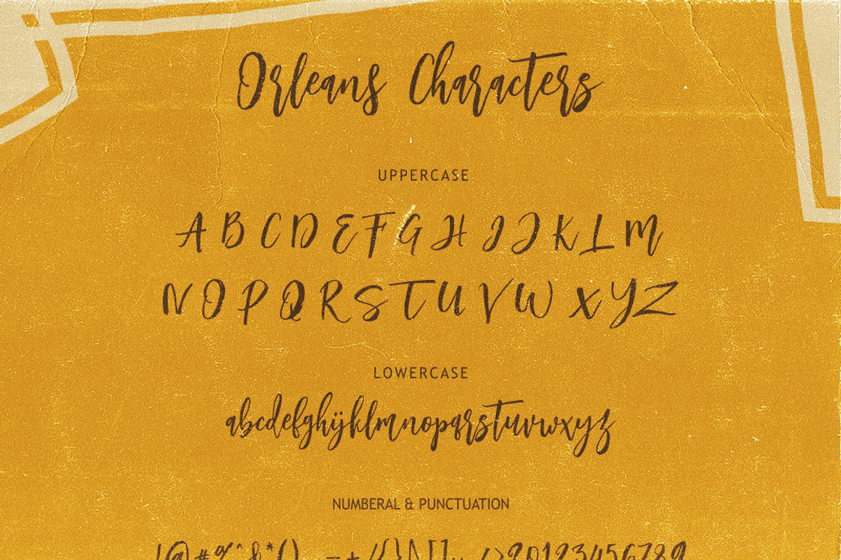 Orleans Script Font Duo preview 7