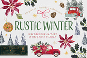 Rustic Winter Bundle, a Graphic by PetiteMarket (Thumbnail 1 of 5)