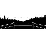 Mountain Pines Silhouette, a Graphic by hafijul (Thumbnail 9 of 17)