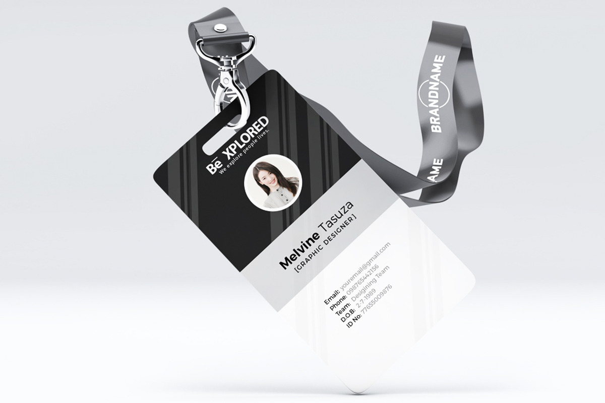 Multi Use ID Card Template 02, a Stationery Template by Design Up