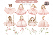 Princess Unicorn Clipart Set, an Illustration by TatiMockup (Thumbnail 2 of 5)