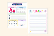 Alphabet Writing Workbook, a Stationery Template by Shumaya (Thumbnail 5 of 5)
