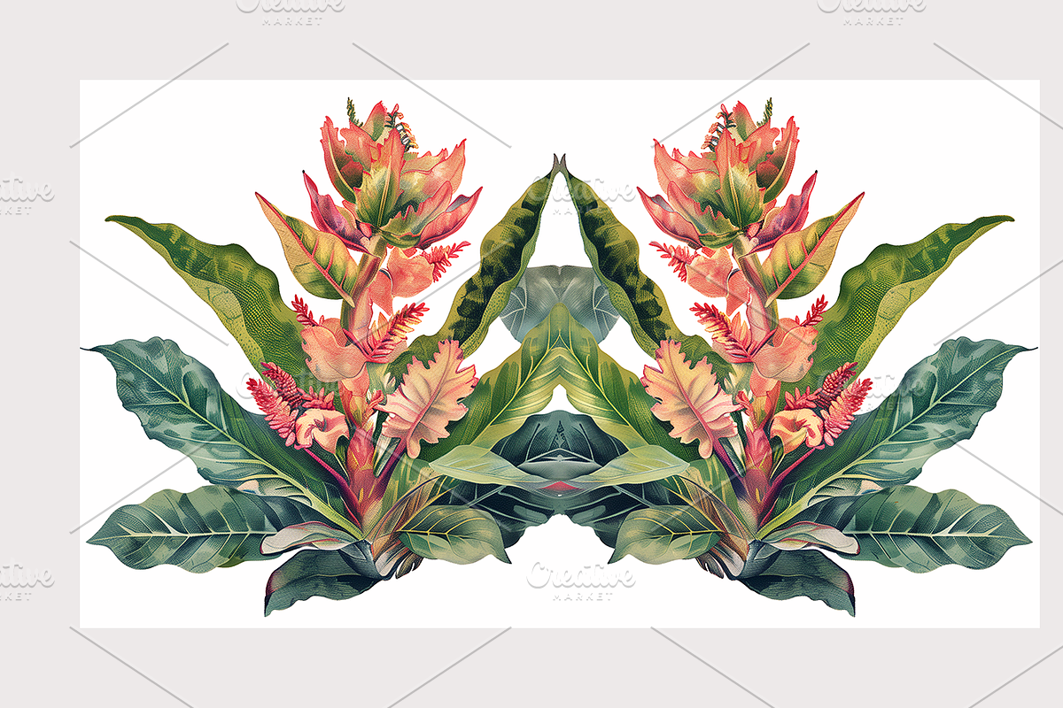 Muji Co · Symmetrical Botanics, a Decorative Illustration by milatovar (Photo 8 of 16)