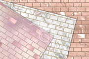 Glitzy Brick Walls Digital Paper, a Texture Graphic by Digital Curio (Thumbnail 7 of 8)