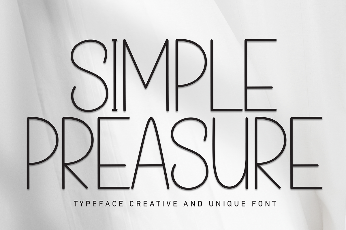 Simple Preasure | Script Font, a Script Font by Scratchones (Photo 1 of 8)