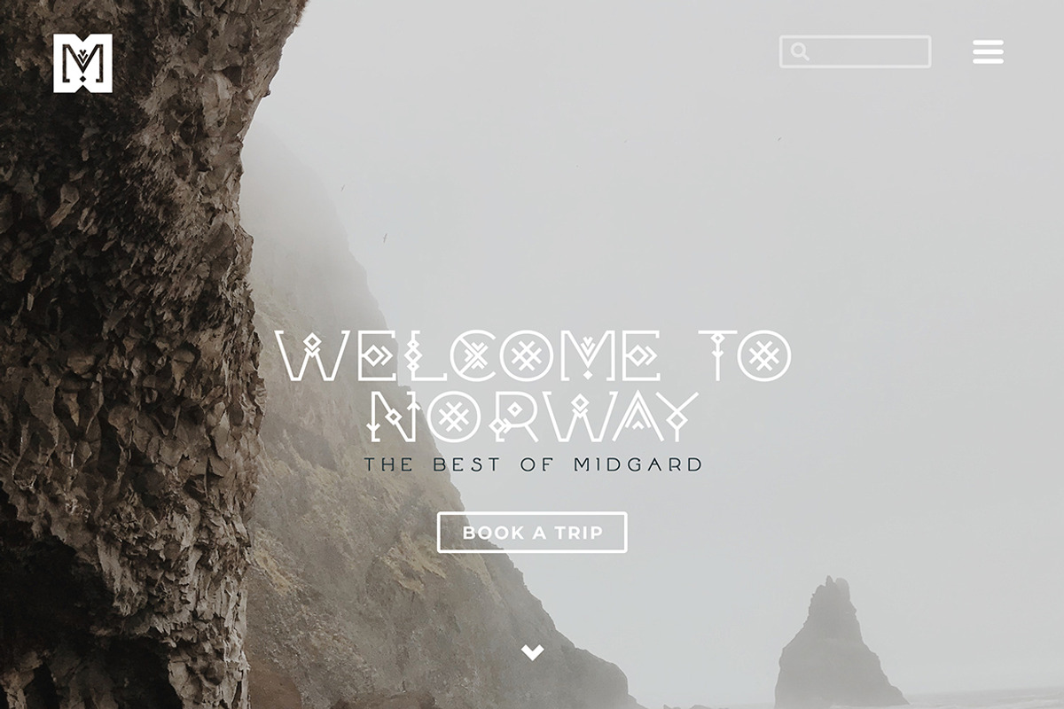 Mjölnir - Nordic Tribal Font, a Font by AndrewPixelType (Photo 4 of 9)