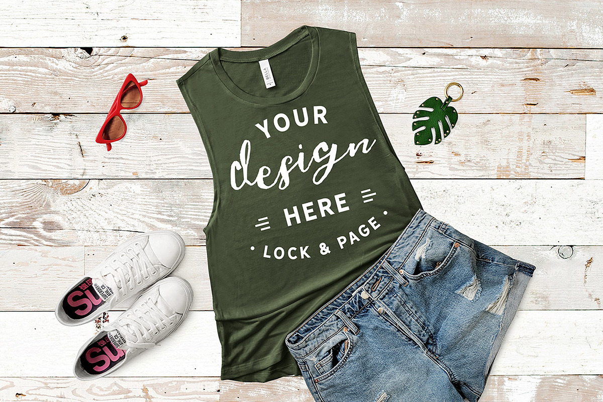 Mockup Bundle Bella Canvas T-Shirt, a Household Mockup by lock and page (Photo 36 of 45)