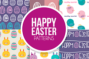Happy Easter Patterns, a Pattern Graphic by himoki (Thumbnail 1 of 5)