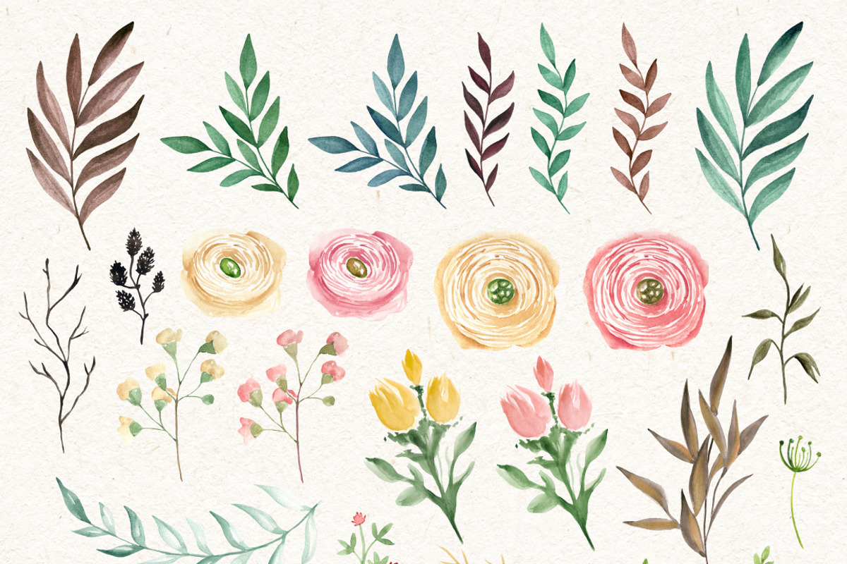 Watercolor animals, an Object Graphic by JuliaBadeeva (Photo 9 of 12)