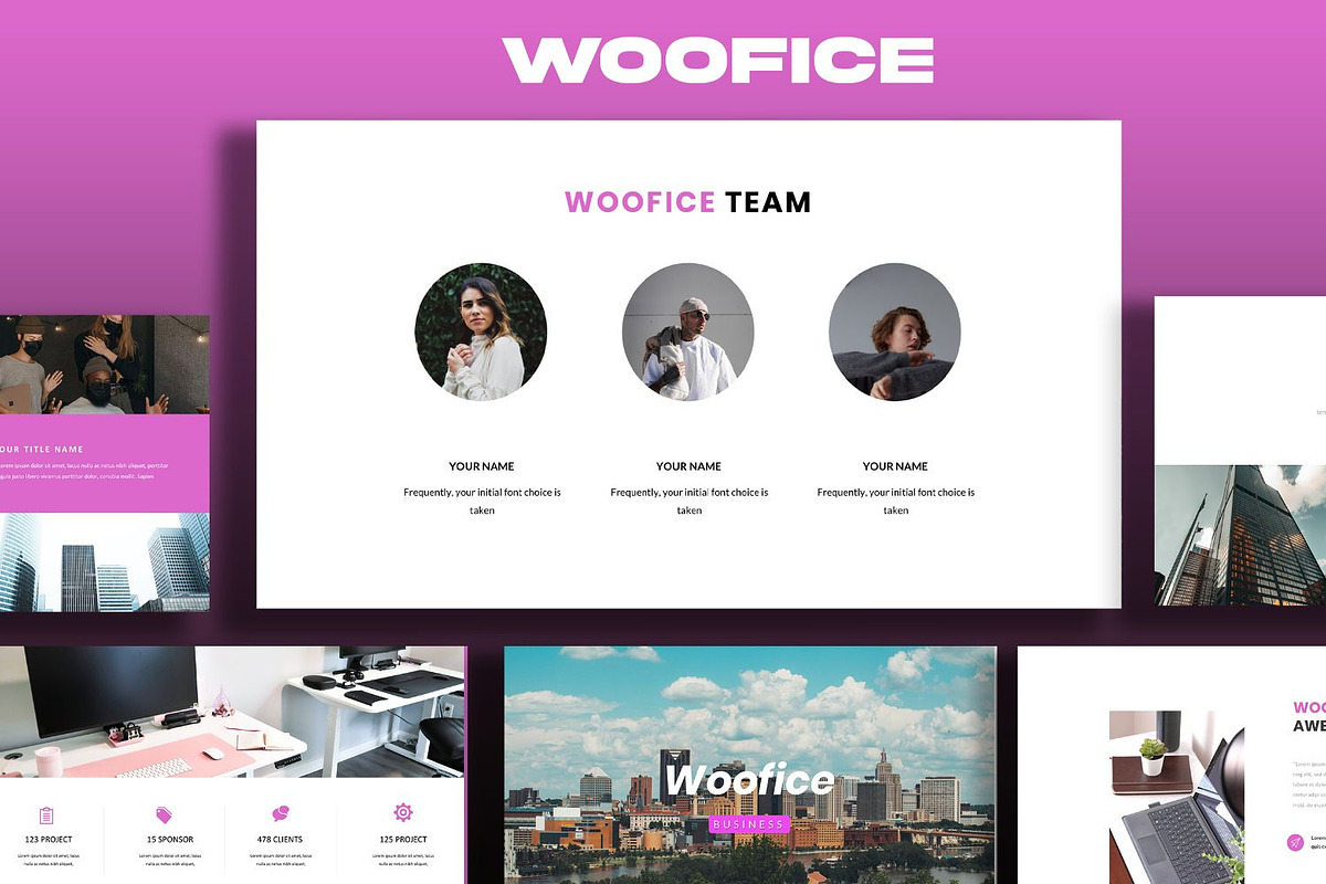 Woofice Business Google Slides, a Presentation Template by Infinity Vector Studio (Photo 4 of 5)
