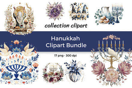 Hanukkah Clipart Bundle