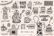 Hygge graphic elements, an Object Illustration by piyacler (Thumbnail 2 of 8)