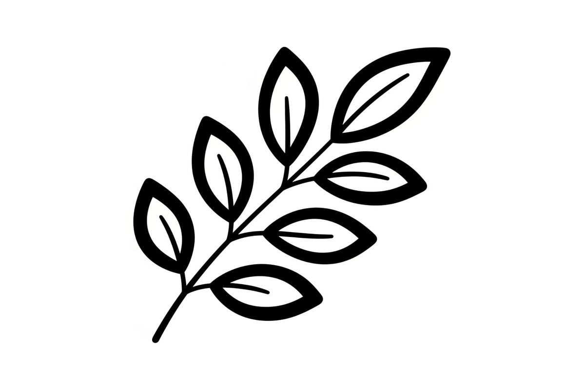 Botanical Leaf Silhouette Bundle, an Illustration by Creativeshirt (Photo 28 of 51)