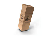 Tall Box Packaging Mockup Template, a Packaging Mockup by DesignRushMarket (Thumbnail 2 of 11)