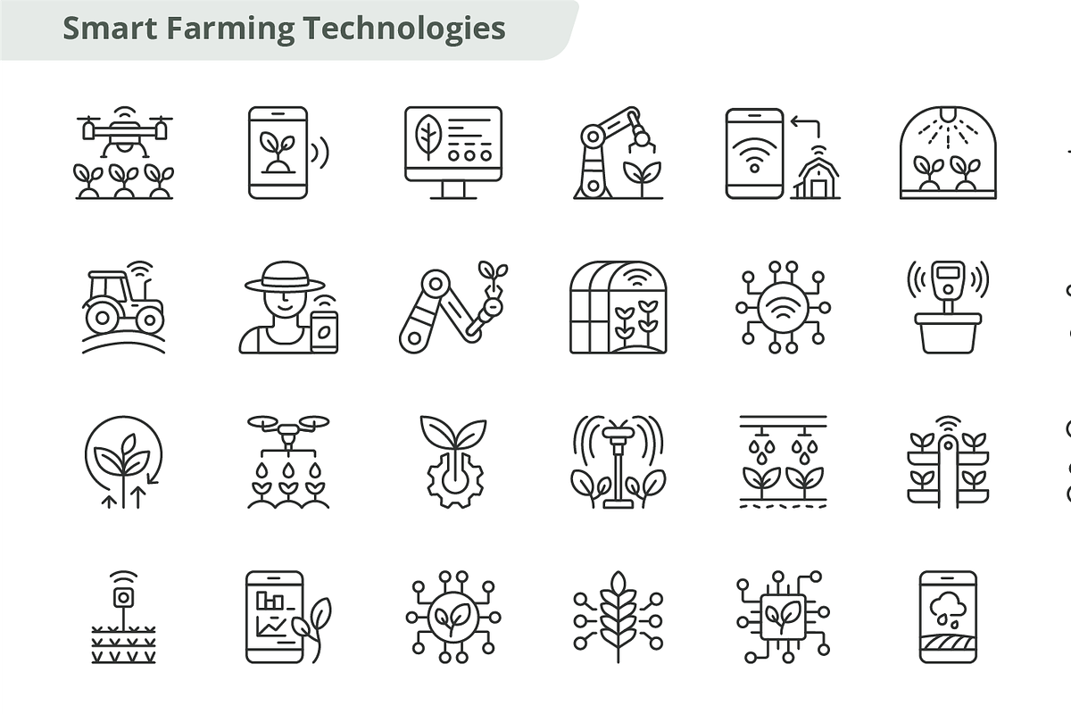 Farming icons collection, an Outline Icon by Bezvershenko (Photo 8 of 9)