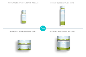 Cosmetic Container Mockups For Canva