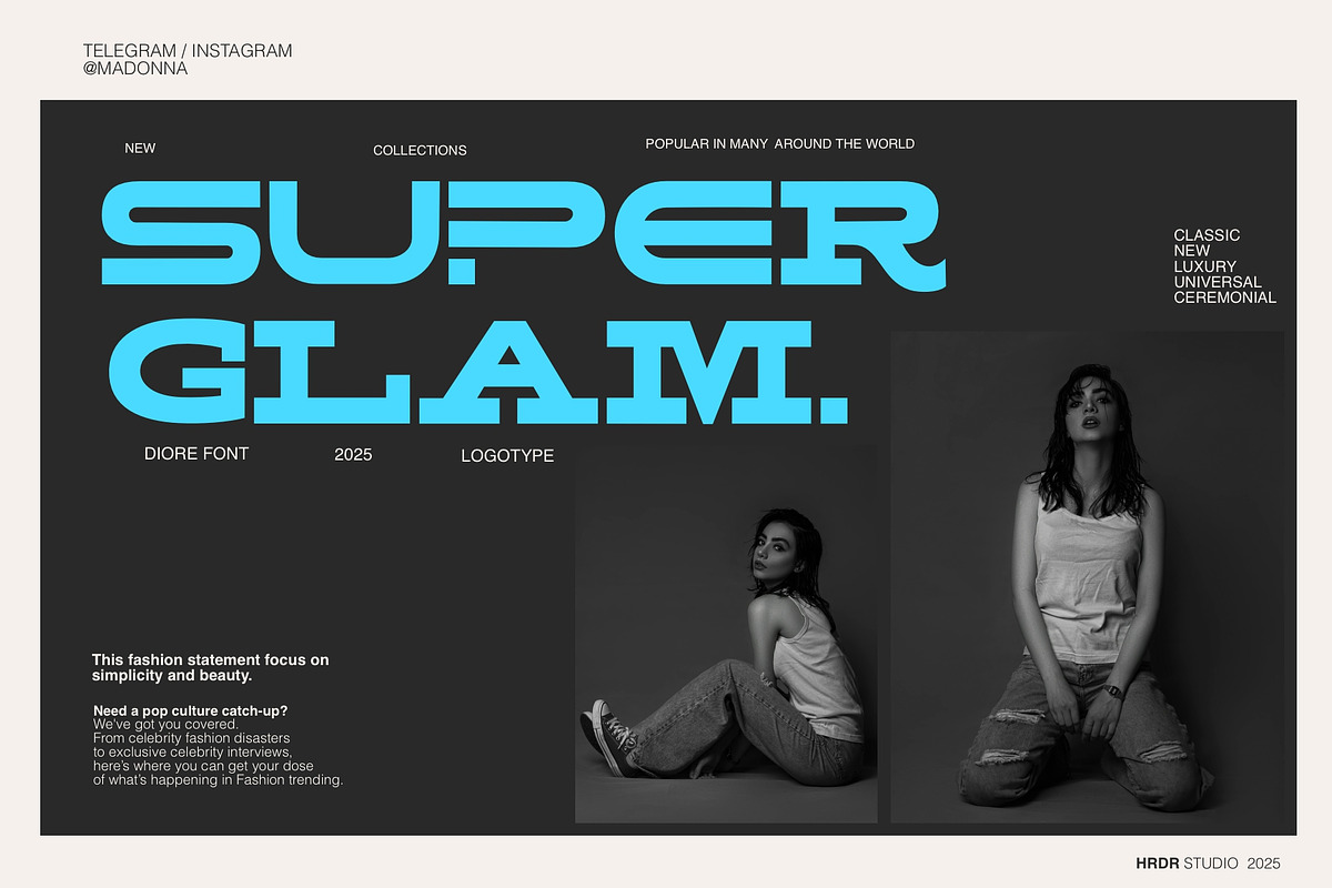 Diore, a Serif Font by HRDR (Photo 2 of 9)