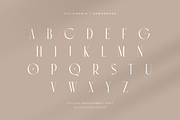 California - Stylish Fashion Font, a Serif Font by Sensatype (Thumbnail 14 of 15)