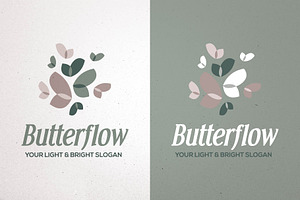 Blooming Brand Mark | Canva & AI, a Branding & Logo Template by Elibee