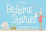 Bedtime Stories Font, a Script Font by LovePowerDesigns (Thumbnail 1 of 9)