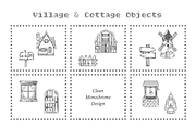 Cottage Pixel Art Collection, an Object Illustration by Invisual Studio (Thumbnail 4 of 12)