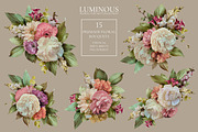 Luminous Floral Clip Art Collection, an Object Graphic by Eclectic Anthology (Thumbnail 12 of 16)
