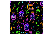 Neon Halloween Digital Paper, a Pattern Graphic by Chromolume Studio (Thumbnail 15 of 28)