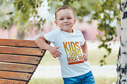Kids T-Shirt Mock-Up Vol 4, a Shirt Mockup by Freeman Studio (Thumbnail 9 of 14)