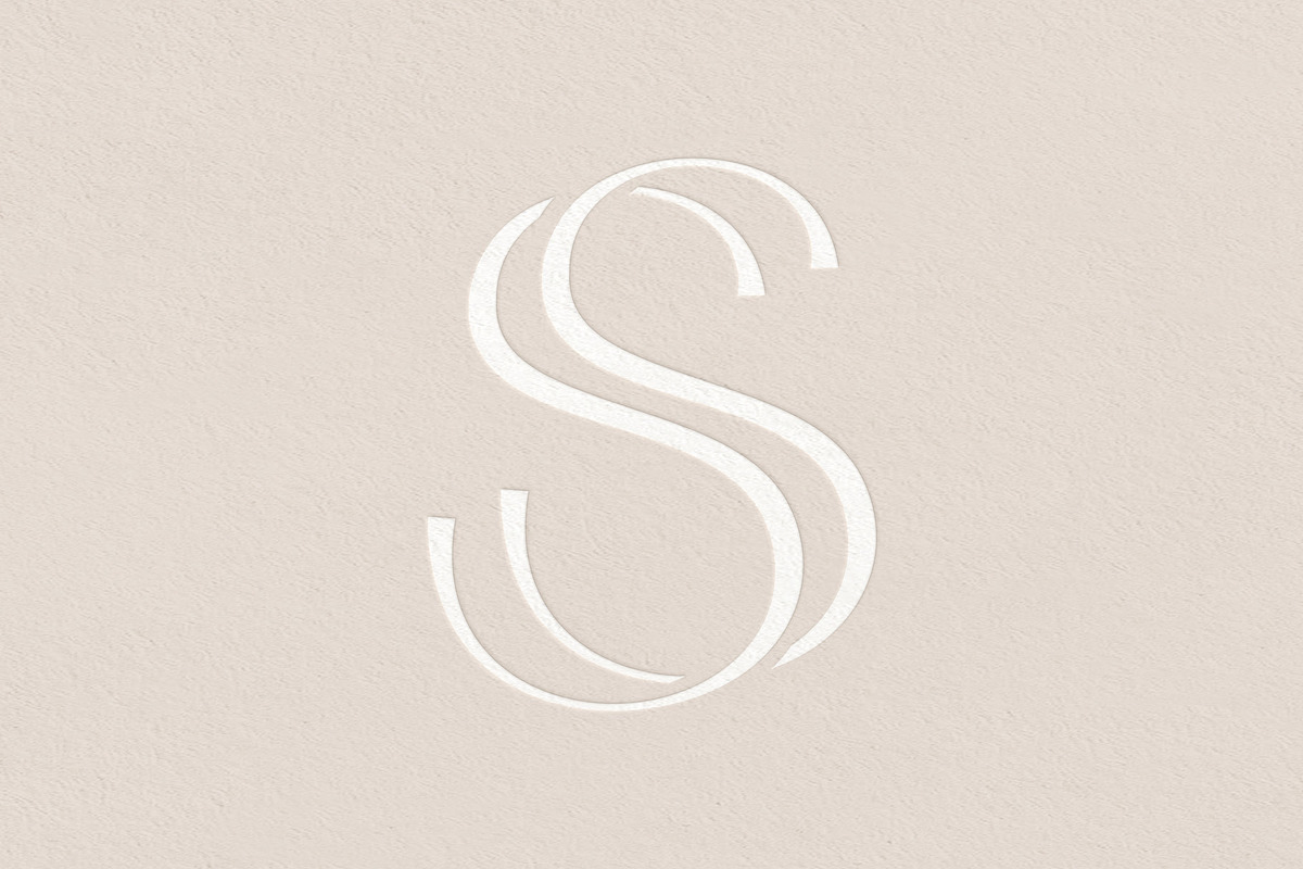 SS monogram logo, a Branding & Logo Template by LINKED LETTERS STUDIO